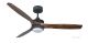 Ventilateur de plafond HYPELIGHT WI-FI GRAPHIT Noyer