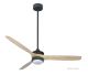 Ventilateur de plafond HYPELIGHT WI-FI GRAPHIT Noyer