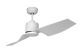 Ventilateur de plafond FACTORY chromé plastique