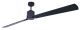 Ventilatore da soffitto FACTORY WI-FI nero 157 cm
