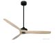 Ventilador de techo HYPE negro WI-FI Beach-Oak 107 cm 132 cm 167 cm