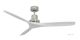 Ventilateur de plafond KAUAI nickel brosse Walnut 130 cm