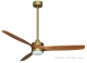 Ventilateur de plafond HYPELIGHT WI-FI SOFT BRASS DISTRESSED OAK