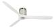 Ventilateur de plafond SLICE niquel blanc