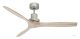 Ventilateur de plafond KAUAI nickel brosse New-grey 130 cm