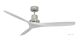 Ventilateur de plafond KAUAI nickel brosse New-grey 130 cm