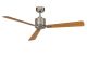 Ventilatore da soffitto FACTORY nichel 157 cm