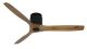 Ventilador de techo SLICE WI-FI negro OAK