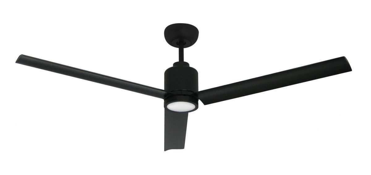 Outdoor Ventilador de techo GARDEN negro WI-FI con LED 130 cm