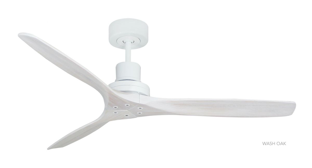 Ventilateur de plafond KAUAI blanc WASH OAK 130 cm