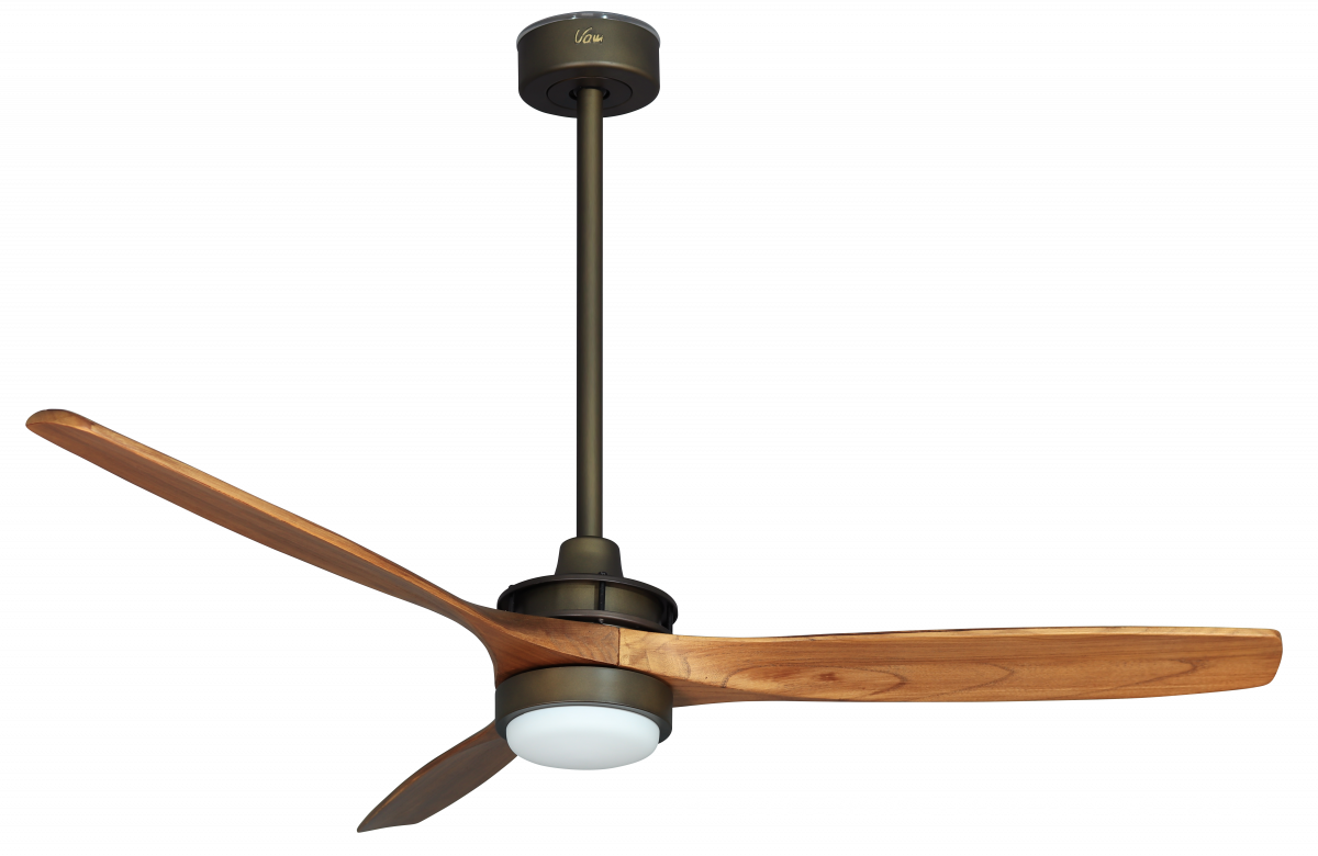 Ventilatore da soffitto HYPELIGHT WI-FI BRONZO distressed oak