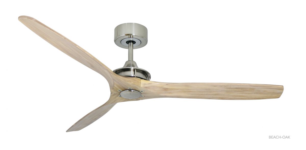 Ventilateur de plafond HYPE WI-FI BN Beach oak