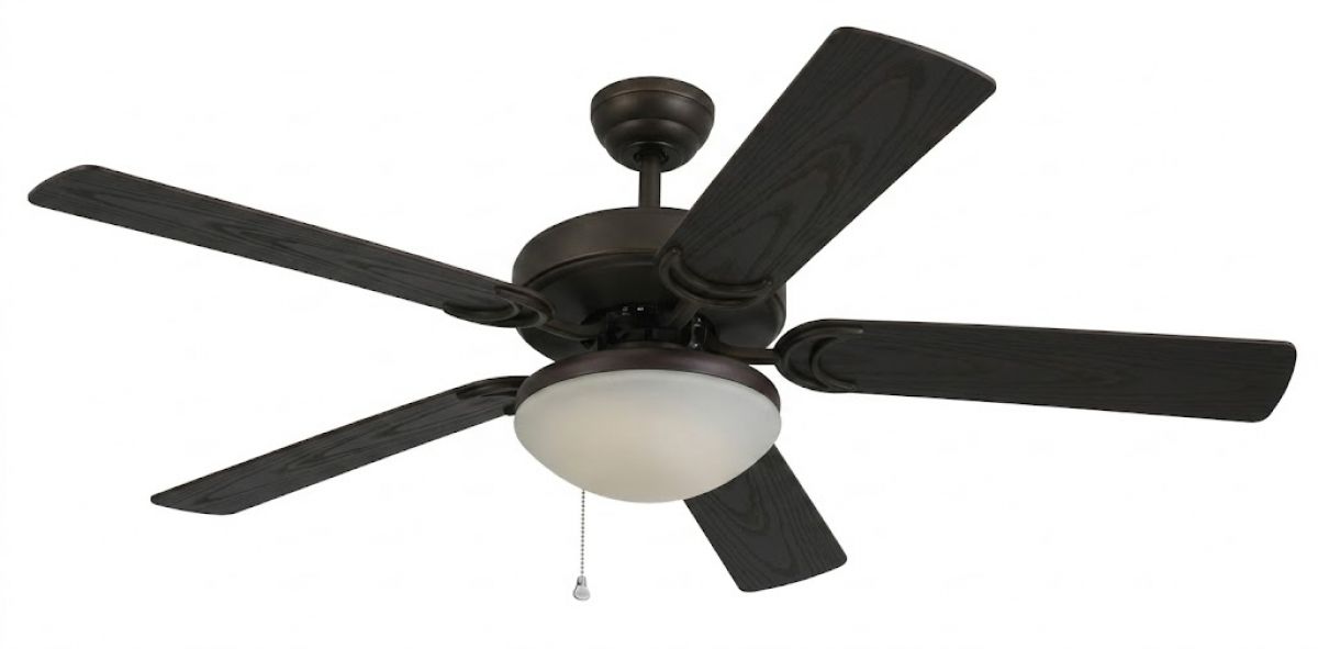 Outdoor Ventilateur de plafond PATIO bronze avec lumière