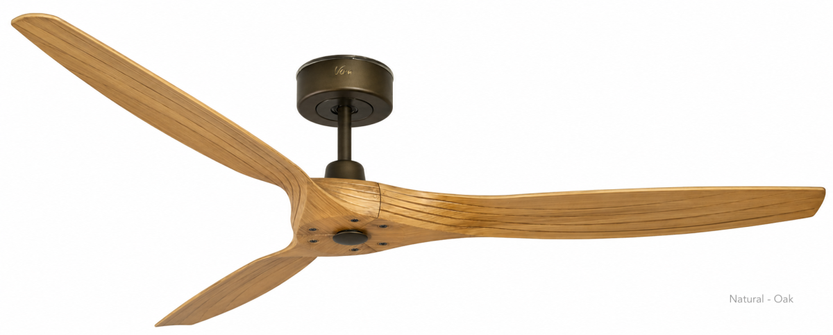 Outdoor Ventilatore da soffitto LINES WI-FI bronzo 150 cm