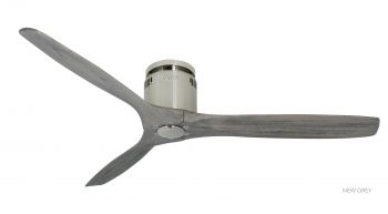 Ventilatore da soffitto SLICE nichel satinato New Grey