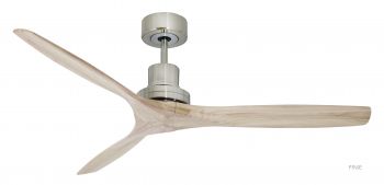 Ventilatore da soffitto KAUAI nichel spazzolato 130 cm